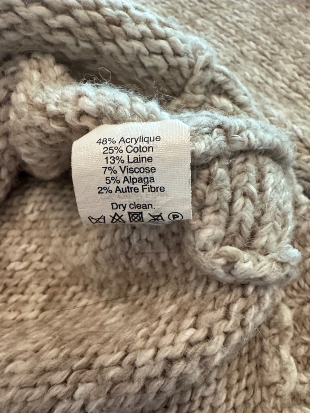 Madewell Cozy Fair Isle Alpaca Wool Blend Crewneck Sweater Size M - Picture 6 of 6